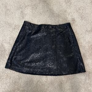 decree Sequin Mini Shirt SZ LARGE